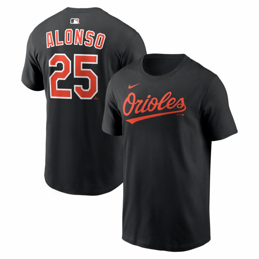 Black Pete Alonso Baltimore Orioles Nike Home Name & Number T-Shirt