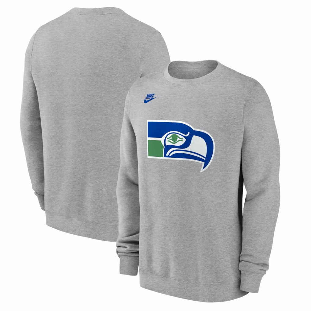 Vintage Osprey Head Club Sweatshirt - Seattle Seahawks Sweatshirts