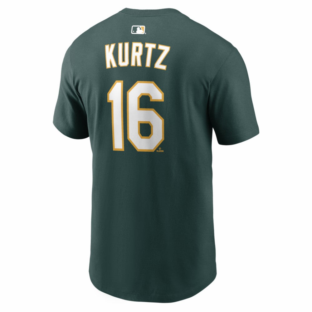 Green Nick Kurtz Athletics Nike Name & Number T-Shirt