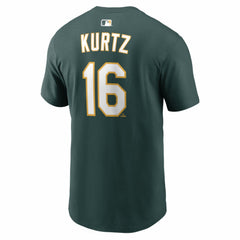 Green Nick Kurtz Athletics Nike Name & Number T-Shirt