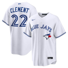 White Ernie Clement Toronto Blue Jays Nike Home Replica Jersey