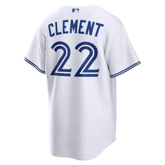 White Ernie Clement Toronto Blue Jays Nike Home Replica Jersey