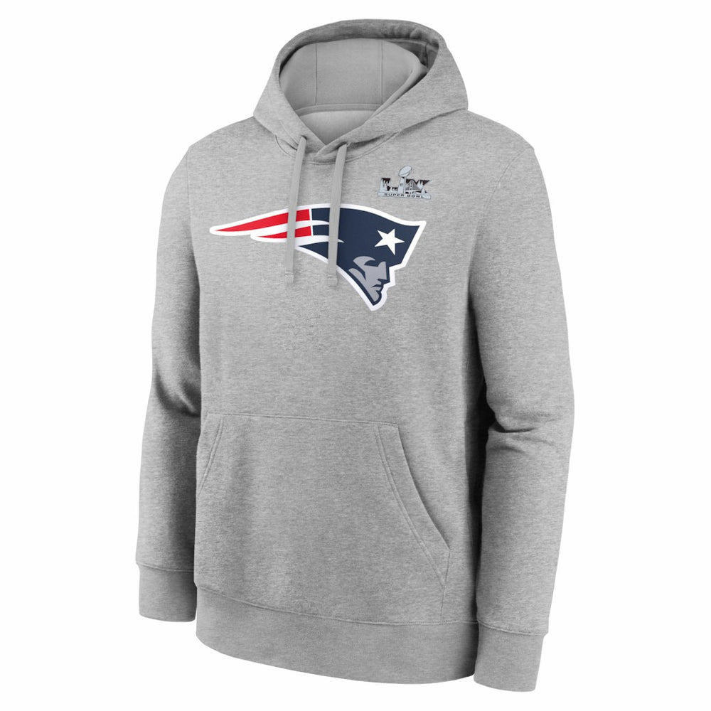 Drake Maye  Super Bowl LX Patch Name & Number Hoodie - New England Patriots Hoodies
