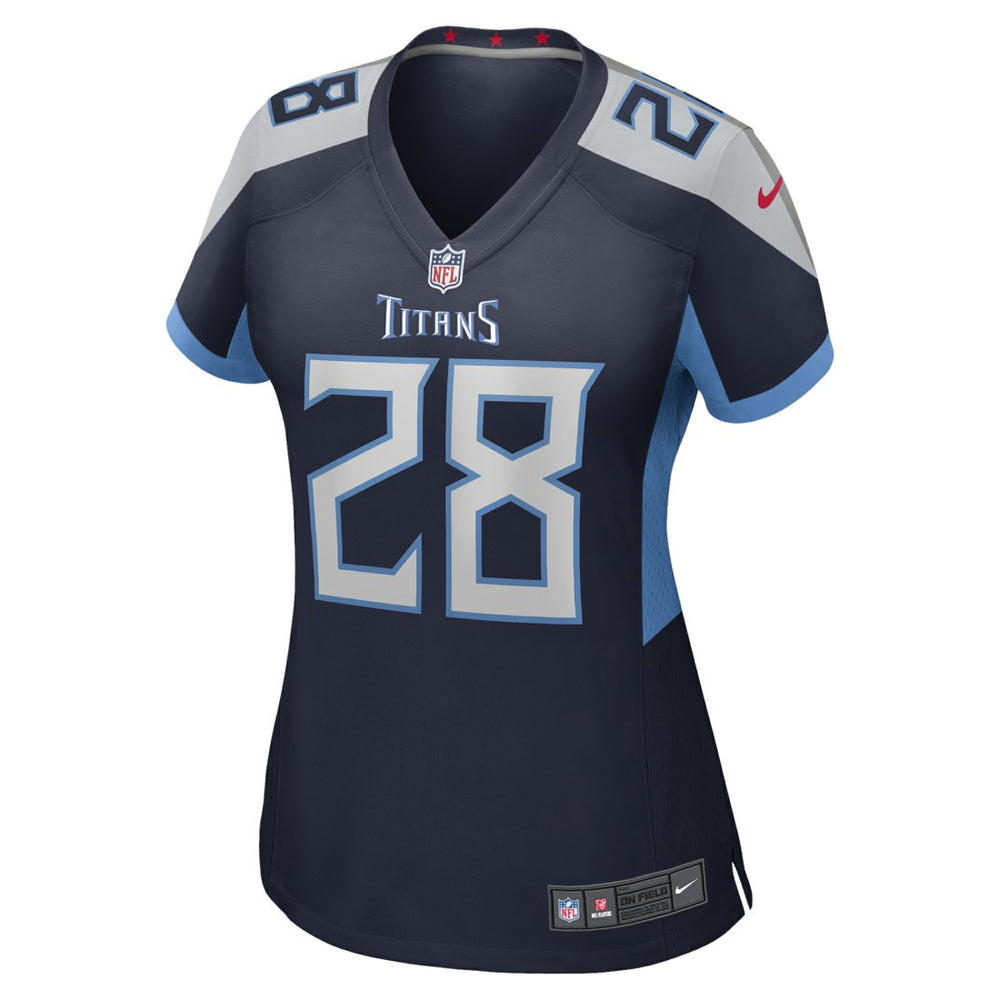 Chris Johnson  Women's Retired Player Game Jersey - Tennessee Titans Jerseys