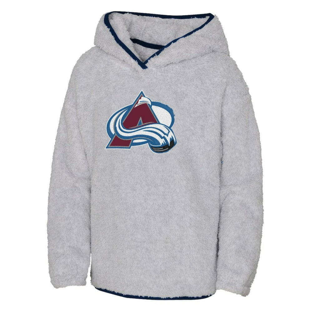 NHL Colorado Avalanche Girls Youth Ultimate Teddy Fleece Pullover Hoodie