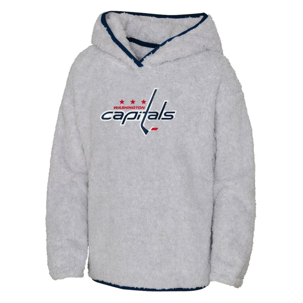 NHL Washington Capitals Girls Youth Ultimate Teddy Fleece Pullover Hoodie
