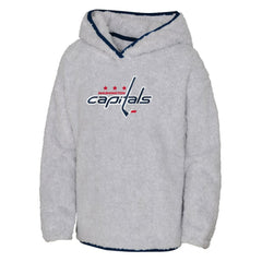 NHL Washington Capitals Girls Youth Ultimate Teddy Fleece Pullover Hoodie