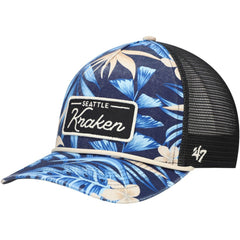 NHL Seattle Kraken '47 Tropicalia Allover Print Trucker Adjustable Hat