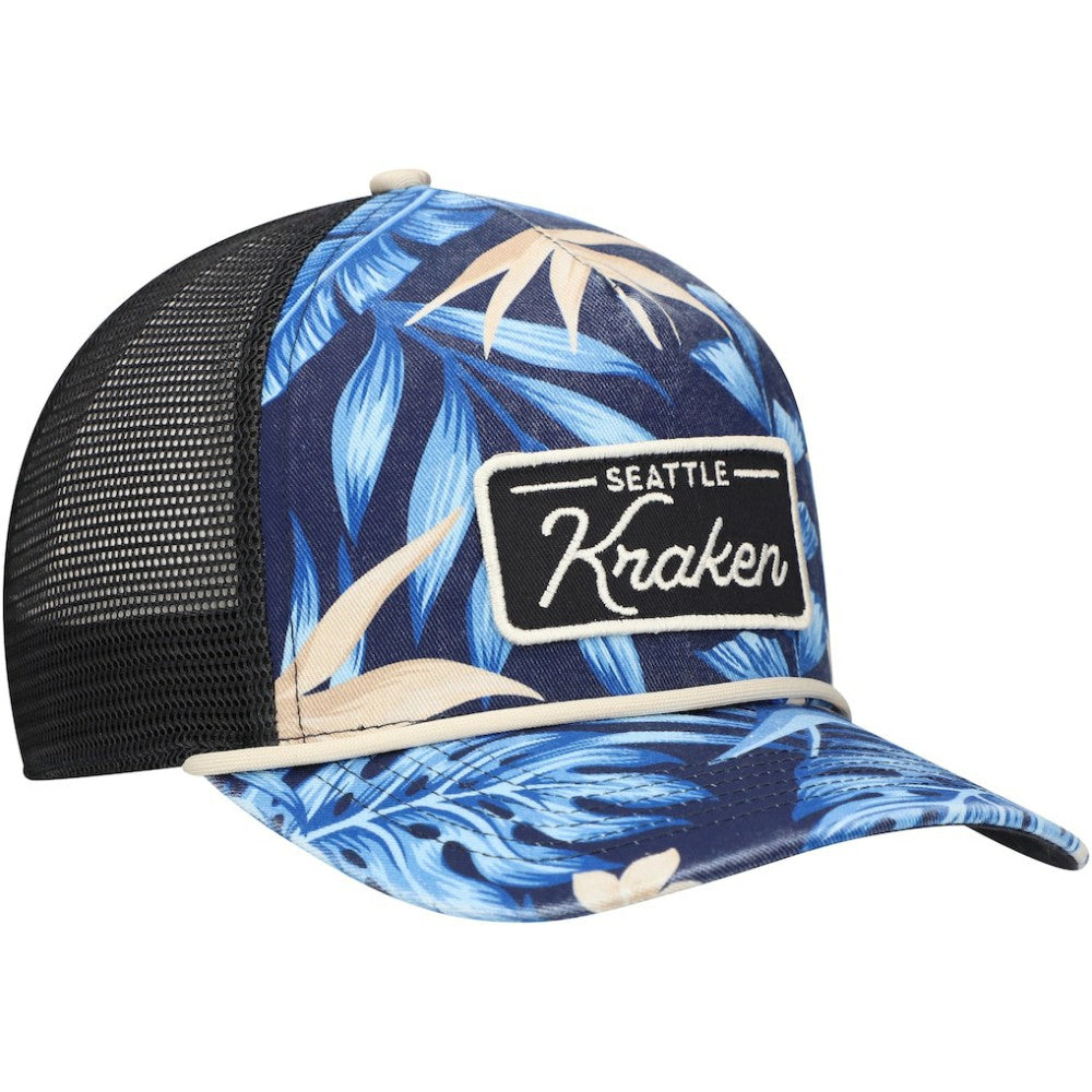 NHL Seattle Kraken '47 Tropicalia Allover Print Trucker Adjustable Hat