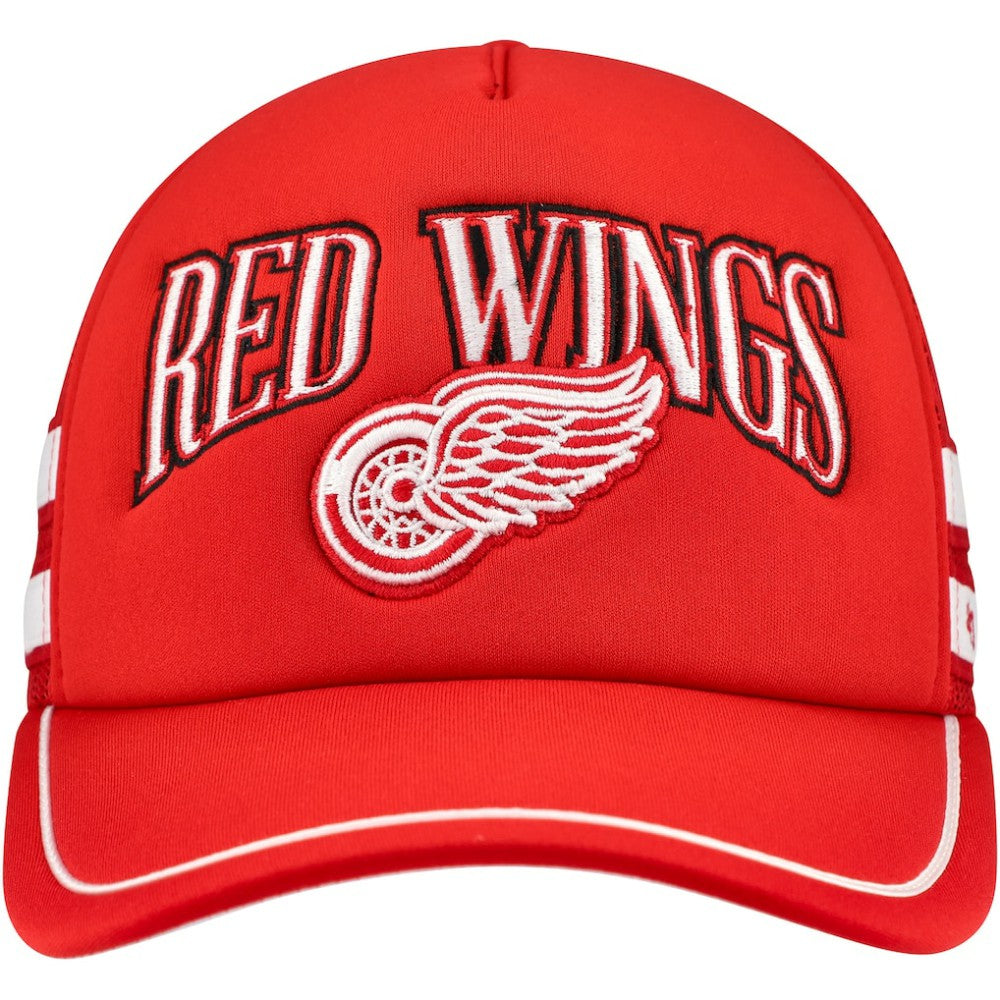 NHL Detroit Red Wings '47 Sideband Stripes Trucker Snapback Hat