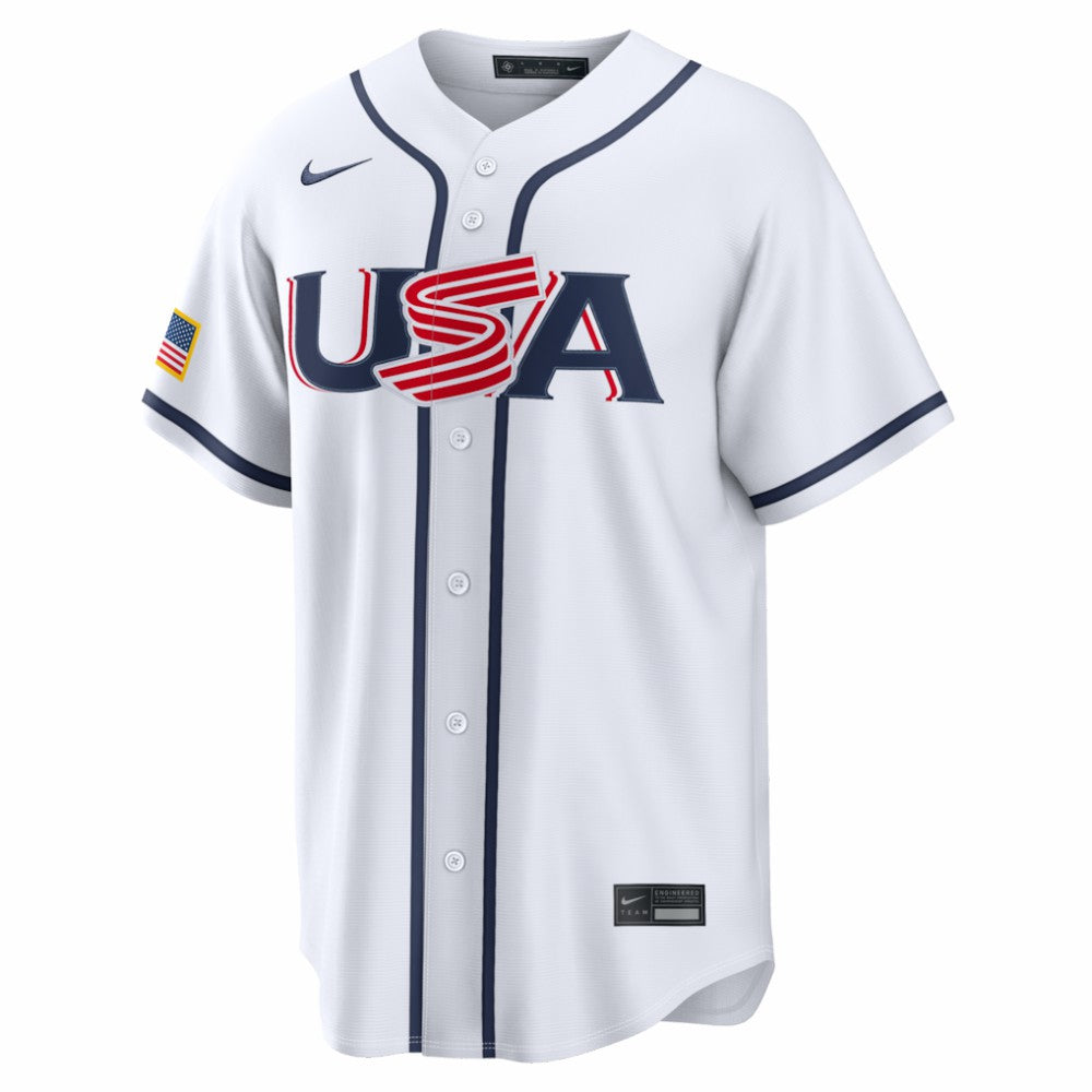 White Pete Crow-Armstrong USA Baseball Nike 2026 World Baseball Classic Home Stadium Jersey
