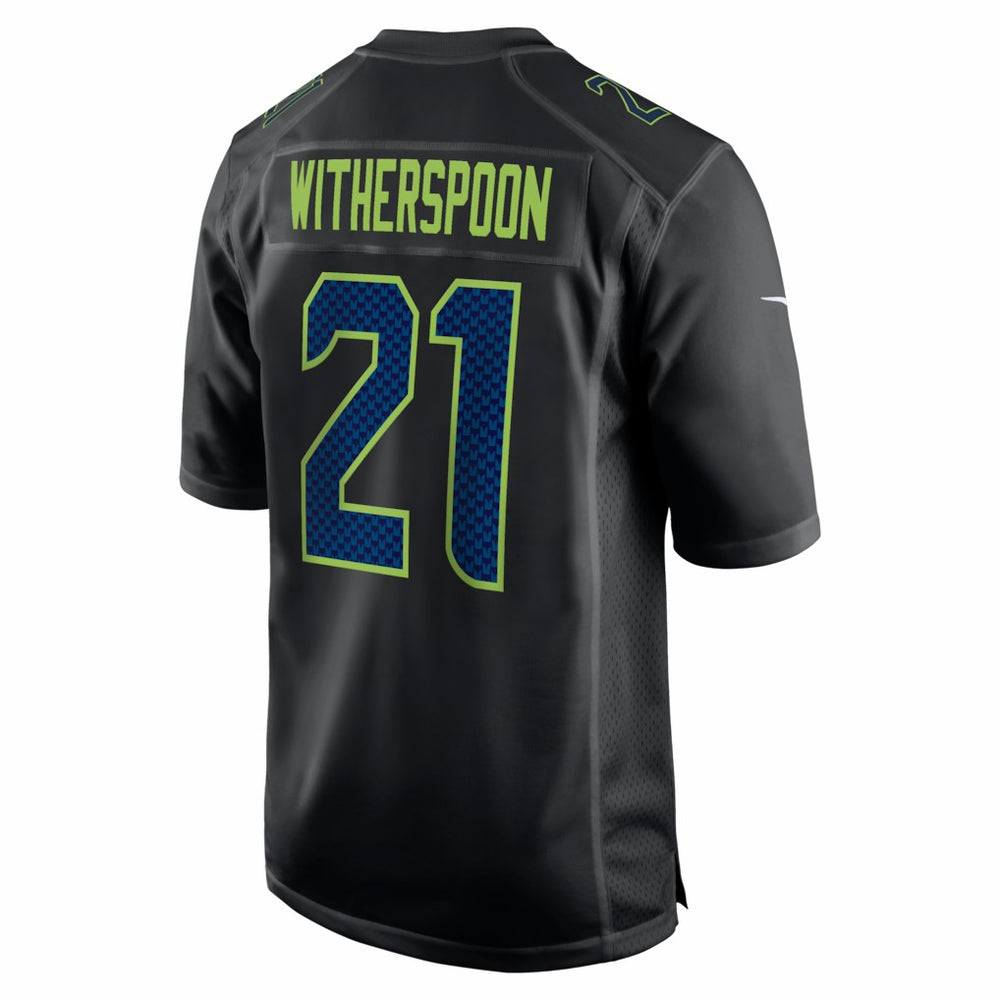 Devon Witherspoon  Super Bowl LX Patch Carbon Fashion Game Jersey - Seattle Seahawks Jerseys