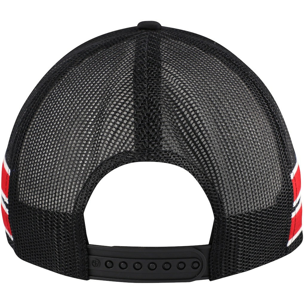 47 brand Chicago Bulls '47 Sidebrand Stripes Trucker Adjustable Hat
