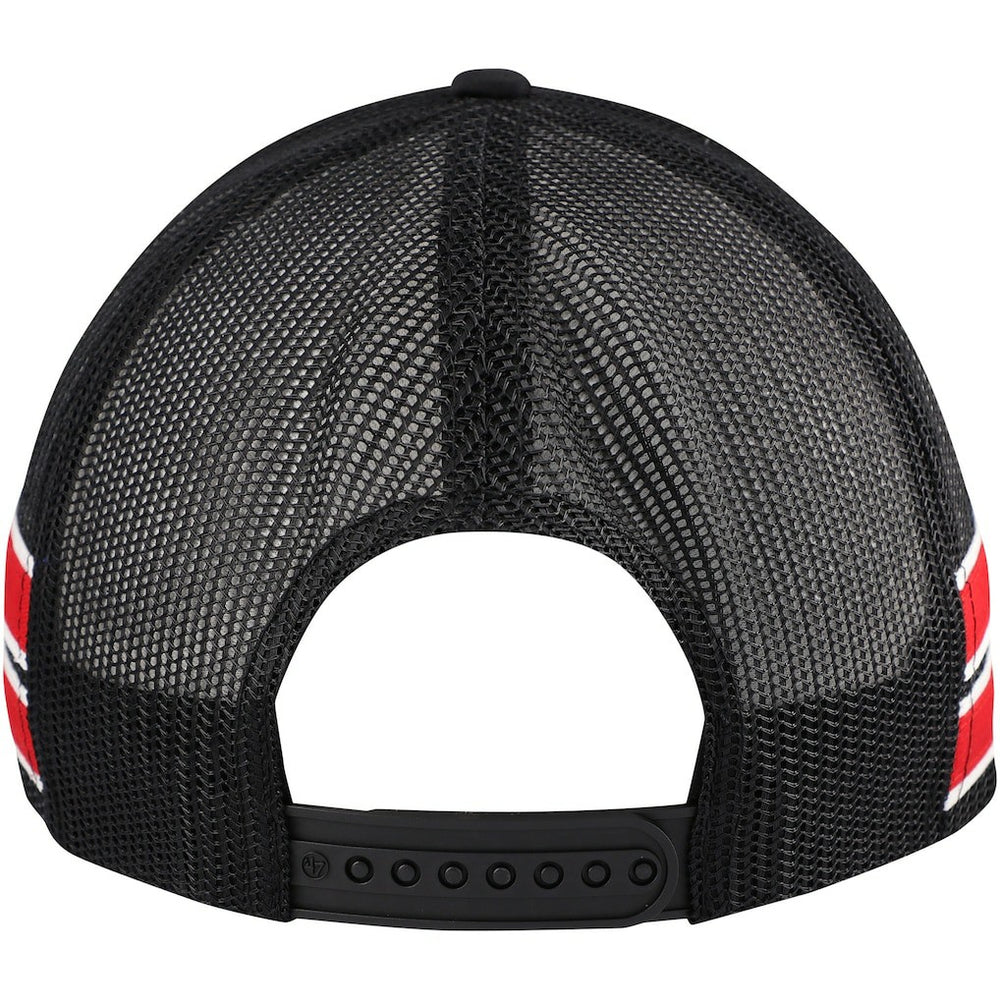 47 brand Chicago Bulls '47 Sidebrand Stripes Trucker Adjustable Hat