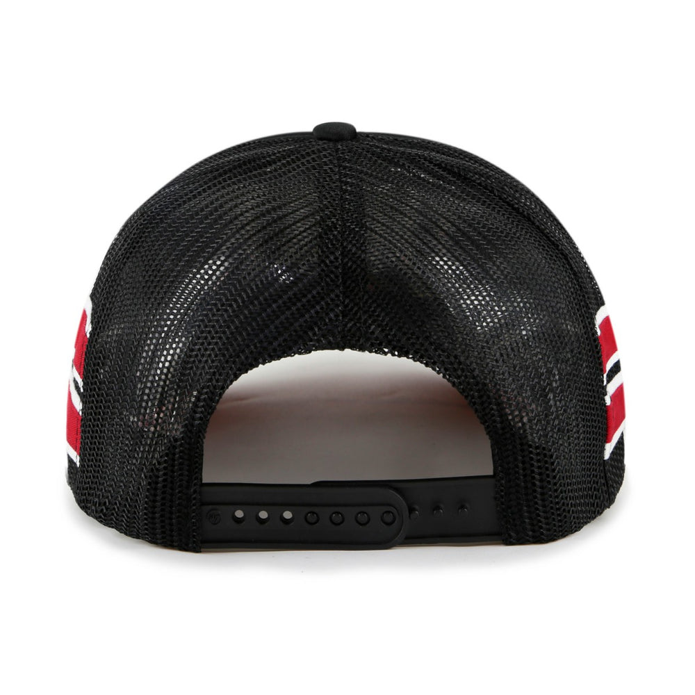 47 brand Miami Heat '47 Sidebrand Stripes Trucker Adjustable Hat
