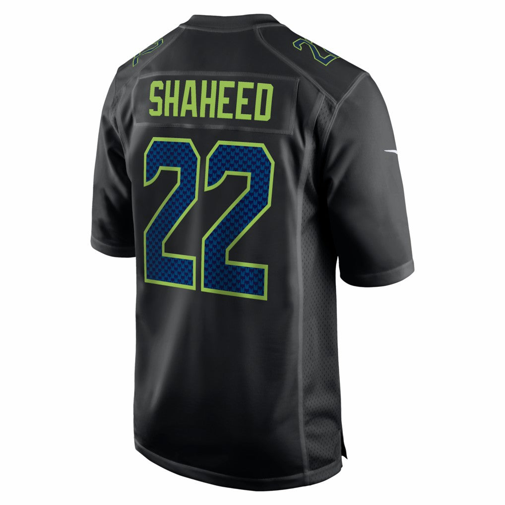Rashid Shaheed  Super Bowl LX Patch Carbon Fashion Game Jersey - Seattle Seahawks Jerseys