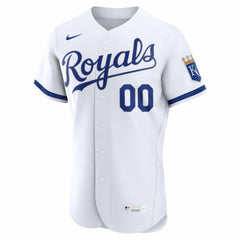 White Kansas City Royals Nike Home Authentic Custom Jersey