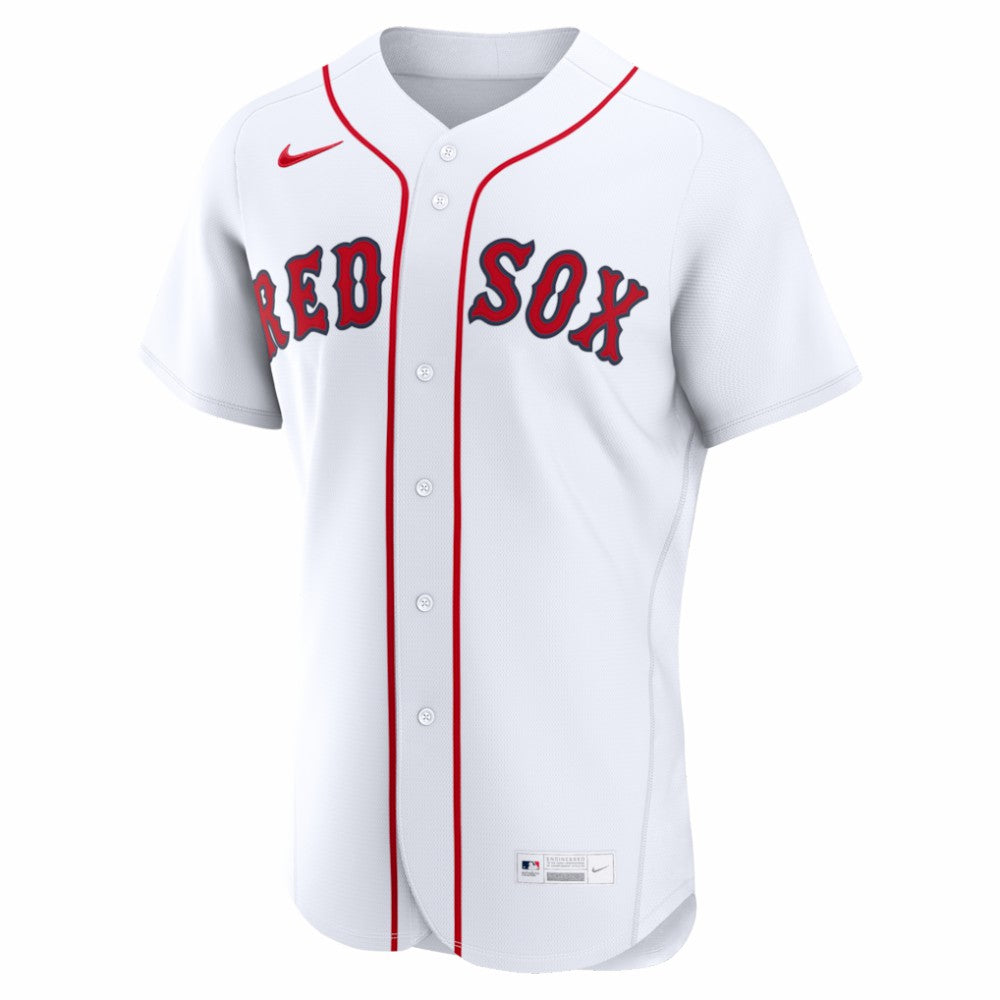 White Boston Red Sox Nike Home Authentic Custom Jersey