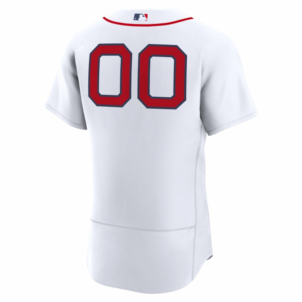 White Boston Red Sox Nike Home Authentic Custom Jersey