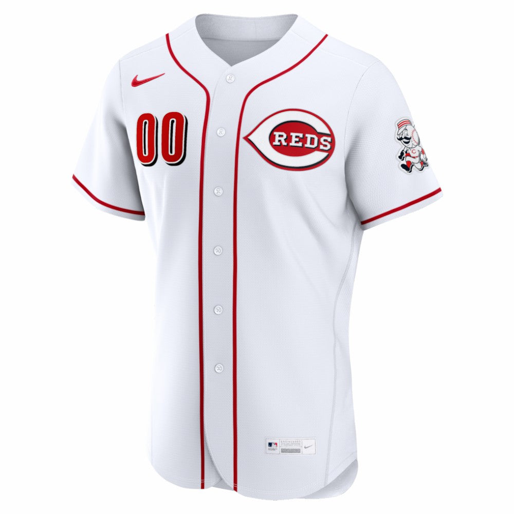 White Cincinnati Reds Nike Home Authentic Custom Jersey