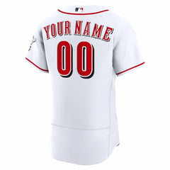 White Cincinnati Reds Nike Home Authentic Custom Jersey