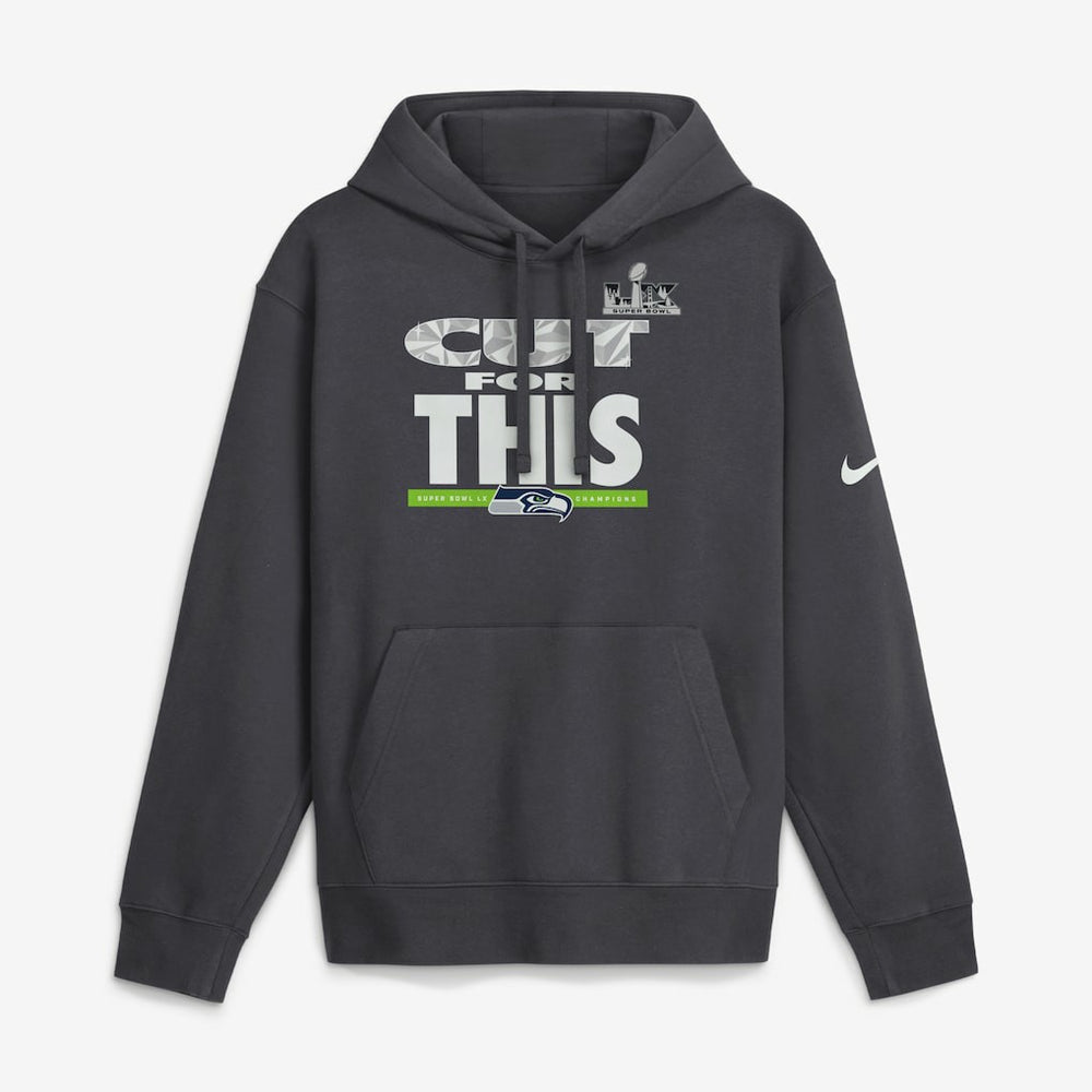 Super Bowl LX Champions Pickoff Move Parade Club Fleece Hoodie - Seattle Seahawks Hoodies