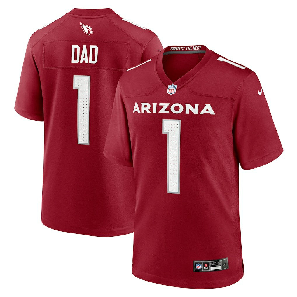 Number 1 Dad  Game Jersey - Arizona Cardinals Jerseys