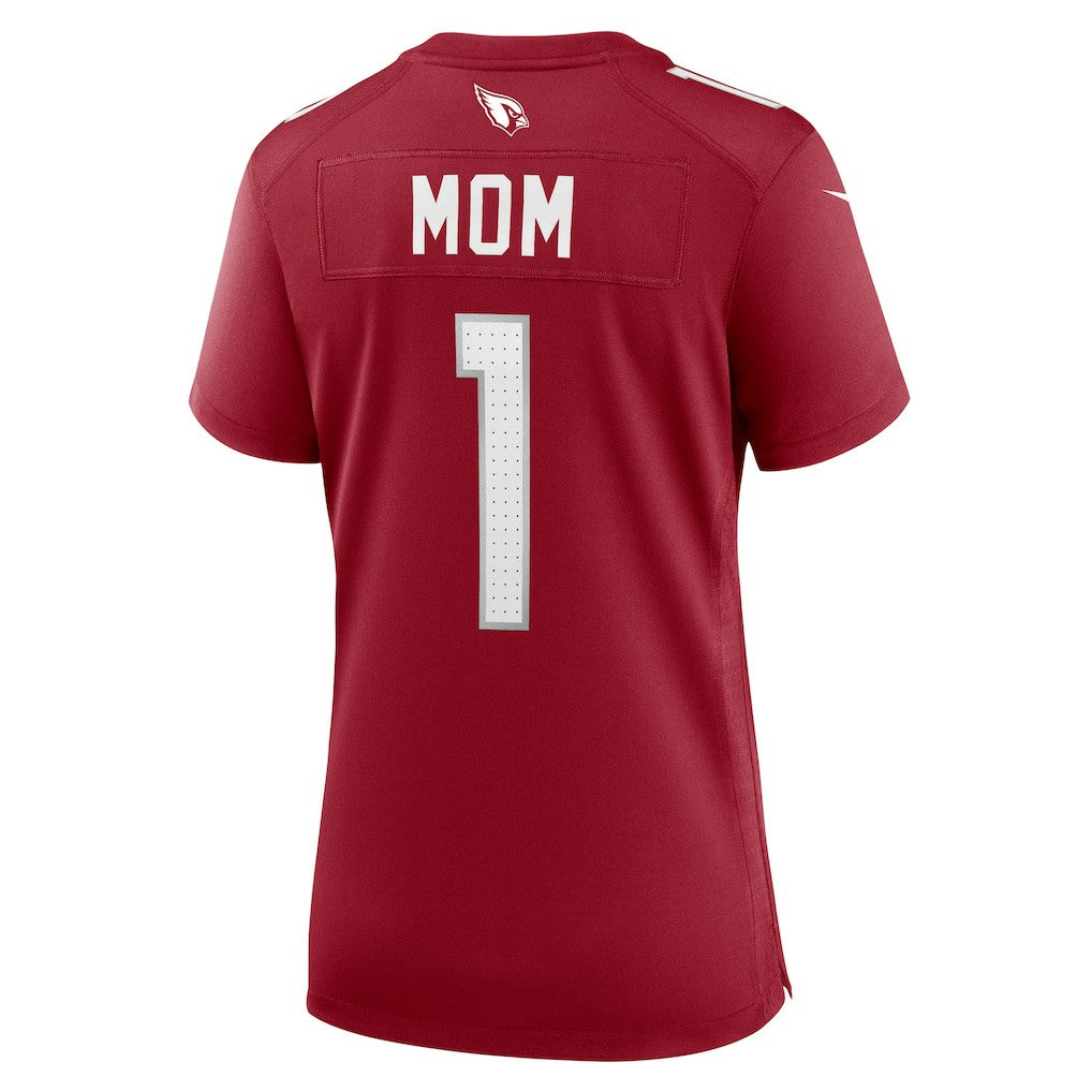 Number 1 Mom  Women's Game Jersey - Arizona Cardinals Jerseys