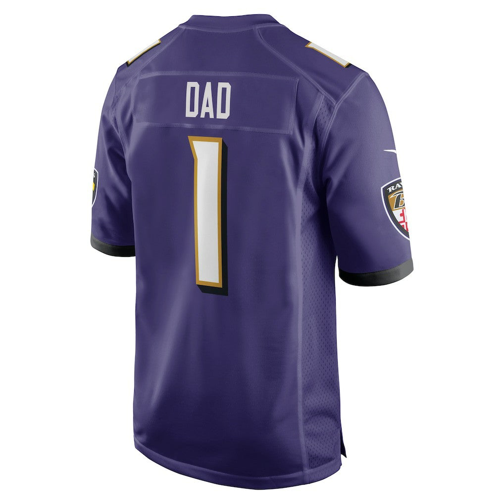 Number 1 Dad  Game Jersey - Baltimore Ravens Jerseys