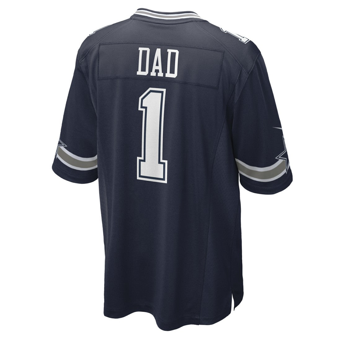 Number 1 Dad  Game Jersey - Dallas Cowboys Jerseys