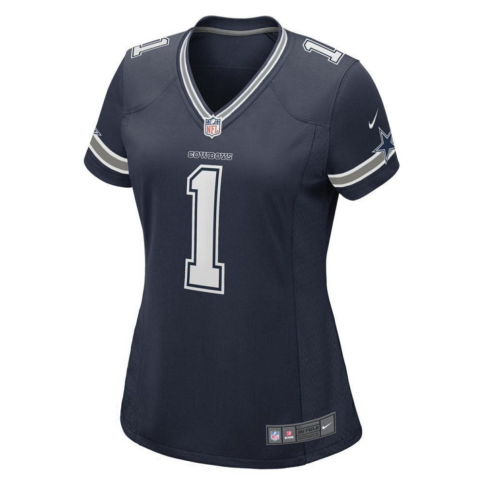 Number 1 Mom  Women's Game Jersey - Dallas Cowboys Jerseys