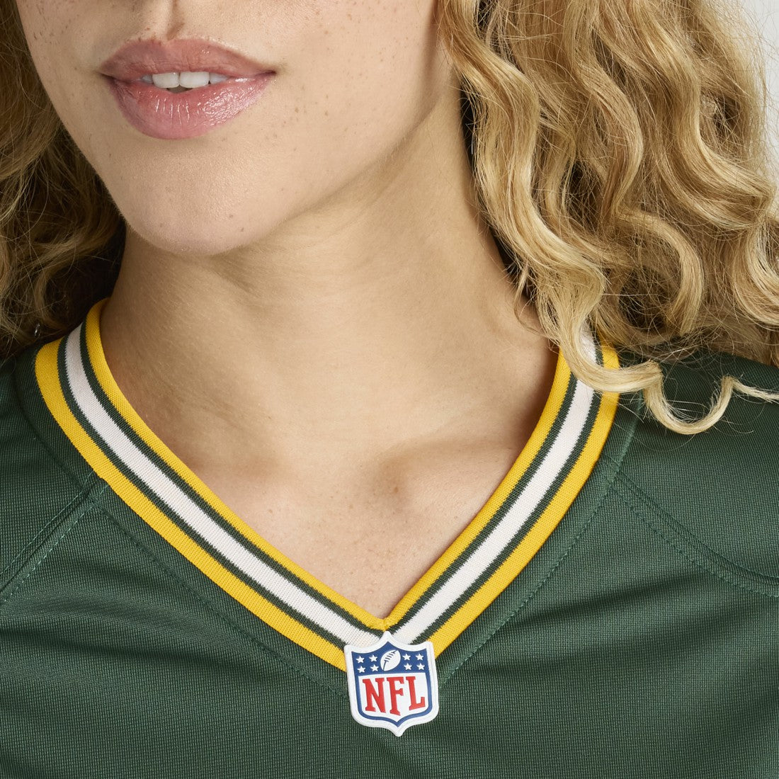 Number 1 Mom  Women's Game Jersey - Green Bay Packers Jerseys