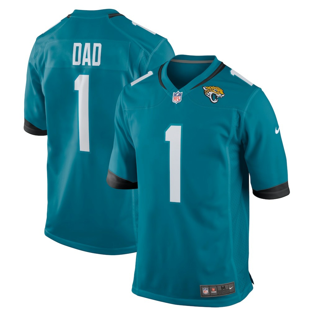 Number 1 Dad  Game Jersey - Jacksonville Jaguars Jerseys