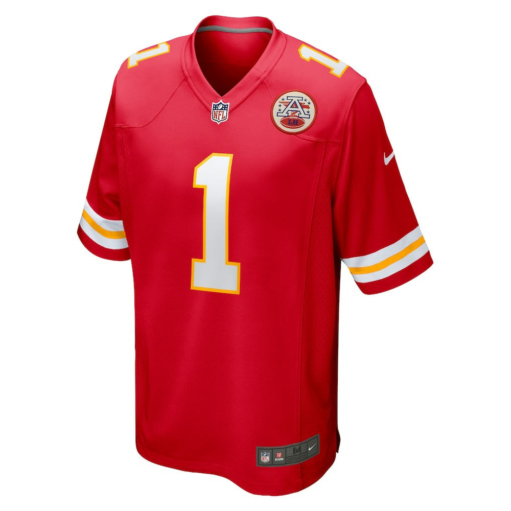 Number 1 Dad  Game Jersey - Kansas City Chiefs Jerseys