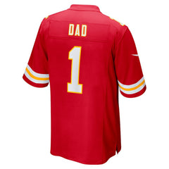 Number 1 Dad  Game Jersey - Kansas City Chiefs Jerseys
