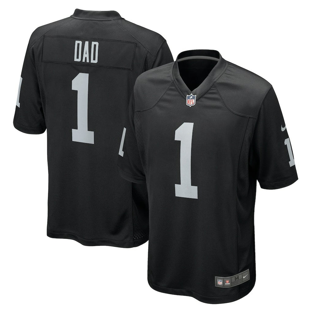 Number 1 Dad  Game Jersey - Las Vegas Raiders Jerseys