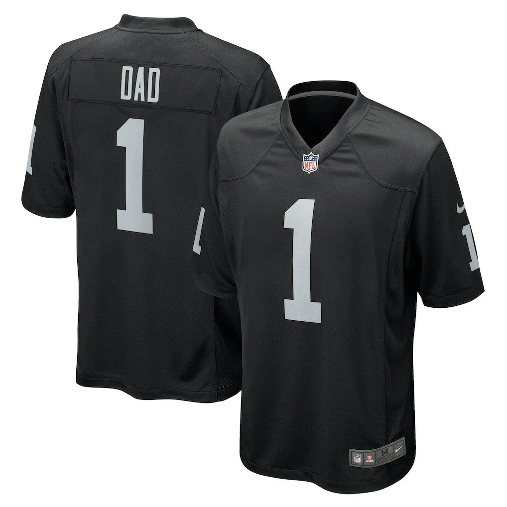 Number 1 Dad  Game Jersey - Las Vegas Raiders Jerseys
