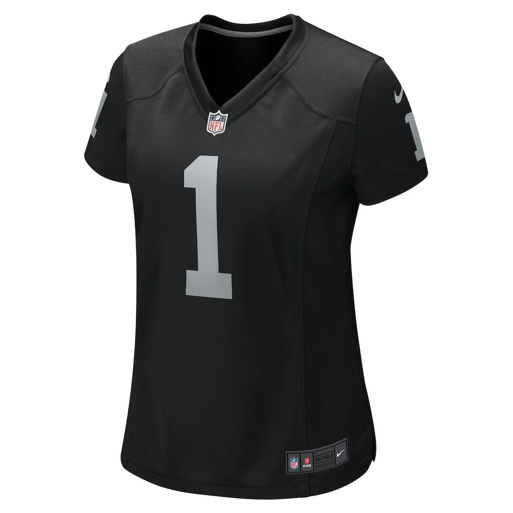 Number 1 Mom  Women's Game Jersey - Las Vegas Raiders Jerseys