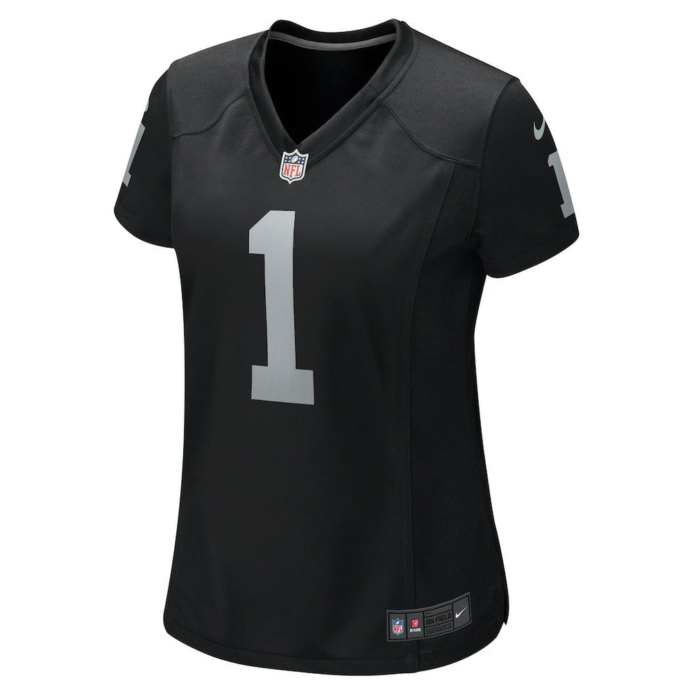 Number 1 Mom  Women's Game Jersey - Las Vegas Raiders Jerseys
