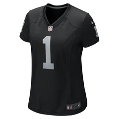 Number 1 Mom  Women's Game Jersey - Las Vegas Raiders Jerseys