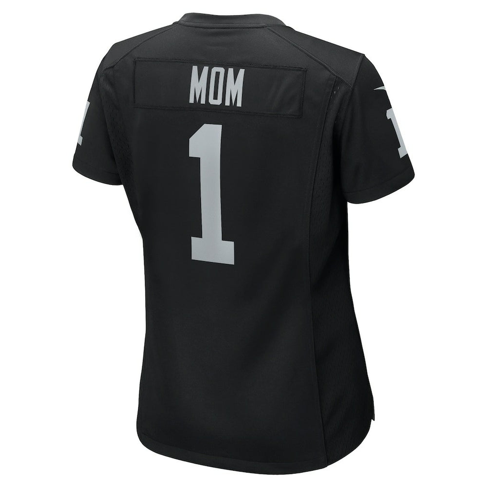 Number 1 Mom  Women's Game Jersey - Las Vegas Raiders Jerseys