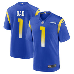 Number 1 Dad  Game Jersey - Los Angeles Rams Jerseys