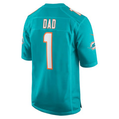 Number 1 Dad  Game Jersey - Miami Dolphins Jerseys