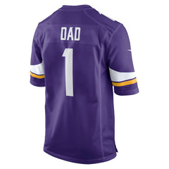Number 1 Dad  Game Jersey - Minnesota Vikings Jerseys