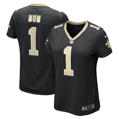 Number 1 Mom  Women's Game Jersey - New Orleans Saints Jerseys