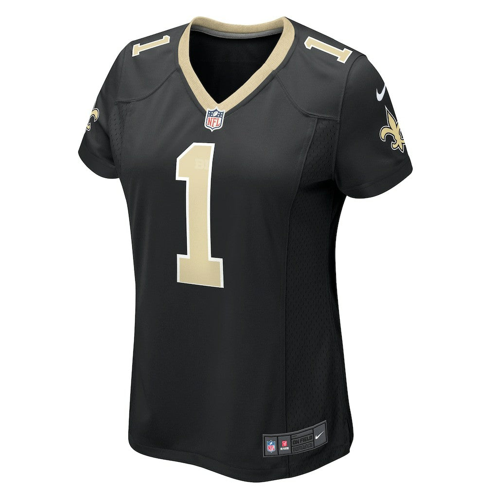 Number 1 Mom  Women's Game Jersey - New Orleans Saints Jerseys