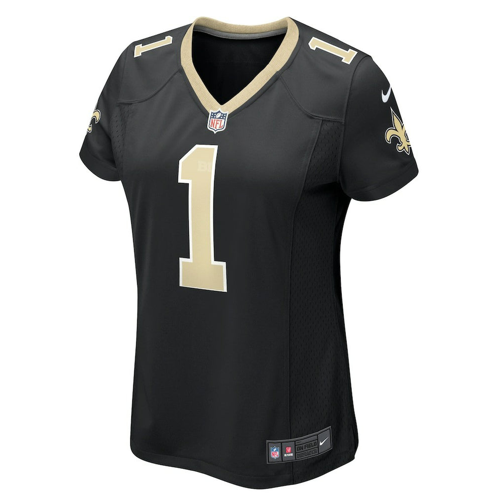 Number 1 Mom  Women's Game Jersey - New Orleans Saints Jerseys