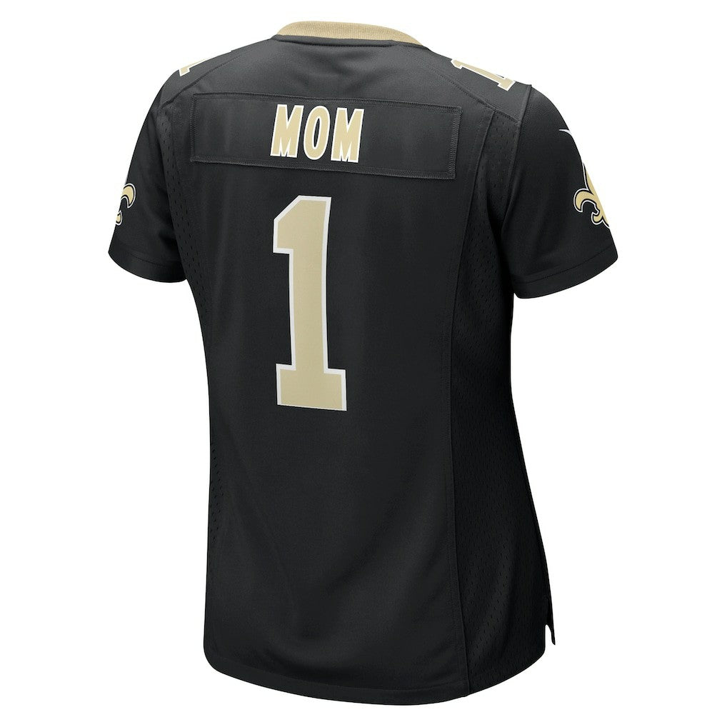 Number 1 Mom  Women's Game Jersey - New Orleans Saints Jerseys