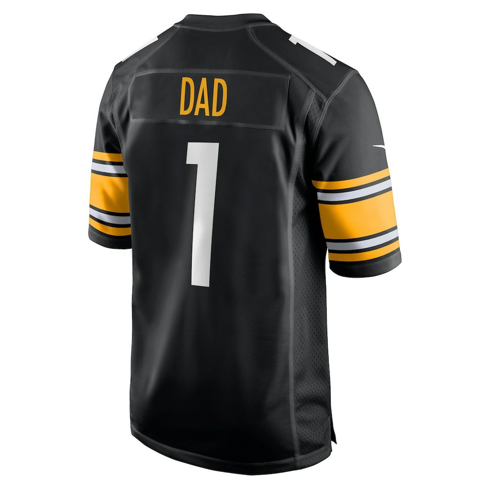 Number 1 Dad  Game Jersey - Pittsburgh Steelers Jerseys