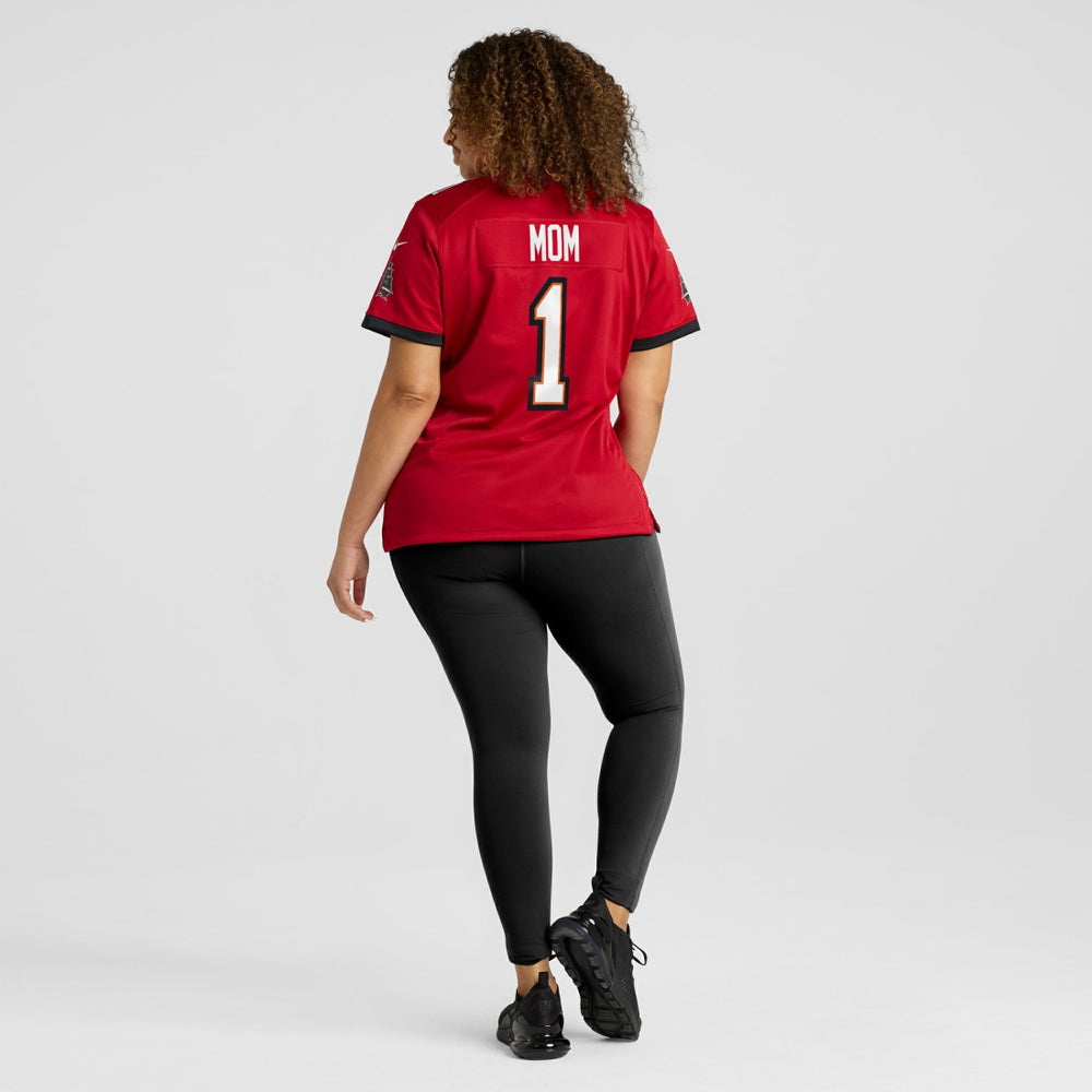 Number 1 Mom  Women's Game Jersey - Tampa Bay Buccaneers Jerseys